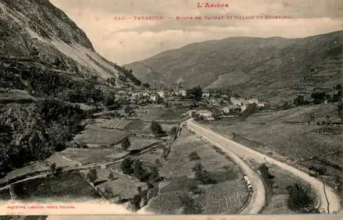 tarascon, route de saurat et village de bedeilhac (Nr. 16781)