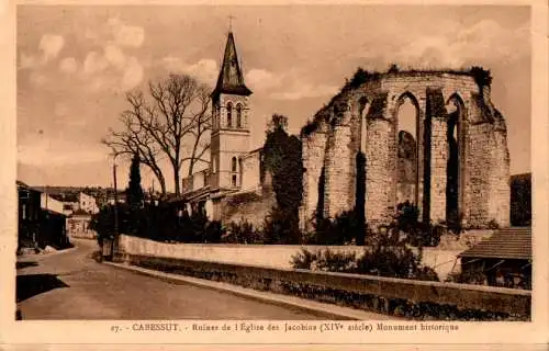 cabessut, ruines de l'eglise des jacobins (Nr. 16842)