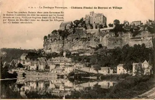 chateau feodal de beynac et village (Nr. 16848)