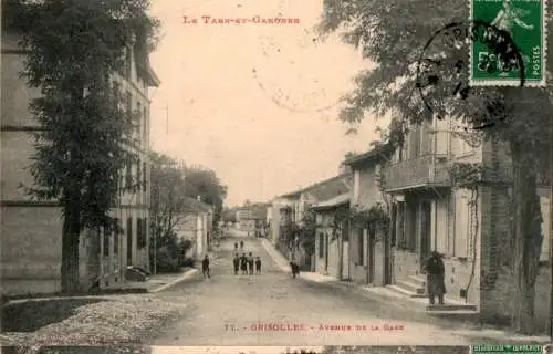 grisolles, avenue de la gare (Nr. 16865)