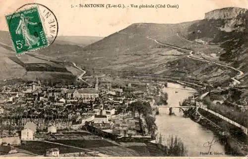 saint antonin, vue generale, tarn et garonne (Nr. 16877)