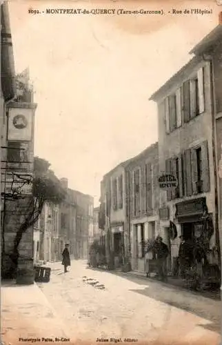 montpezat du quercy, rue de l'hopital (Nr. 16880)