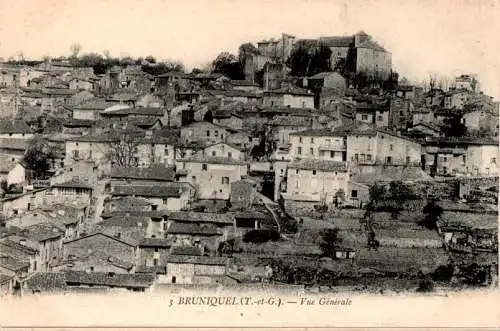 bruniquel, vue generale (Nr. 16889)