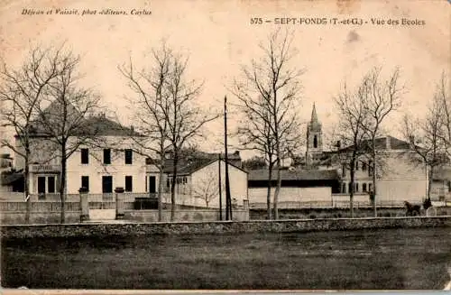 sept fonds, tarn et garonne, vue des ecoles (Nr. 16895)