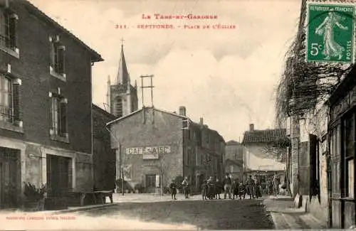 septfonds, place de l'eglise (Nr. 16898)