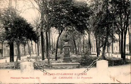 caussade, les promenades (Nr. 16901)