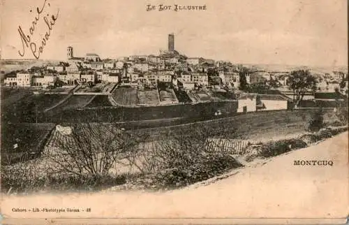 montcuq, vue panoramique (Nr. 16945)