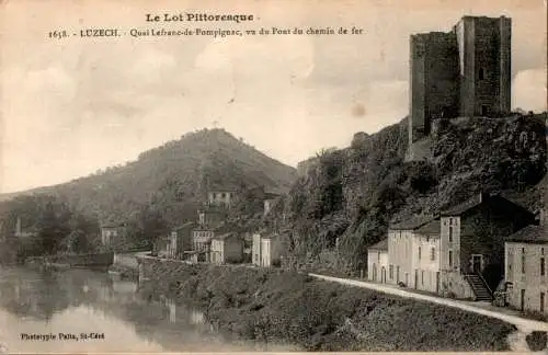 luzech, quai le franc de pompignac (Nr. 16962)