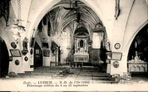 luzech - notre dame de l'ile (Nr. 16964)