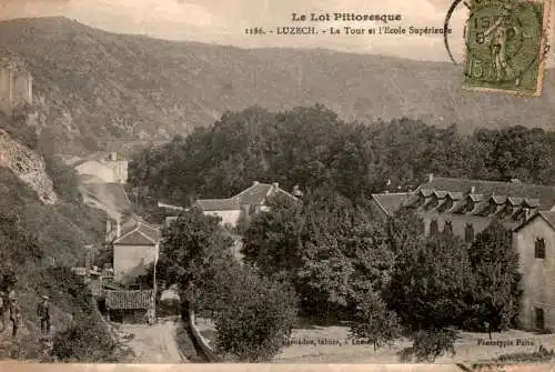 luzech, la tour et l'ecole superieure (Nr. 16969)