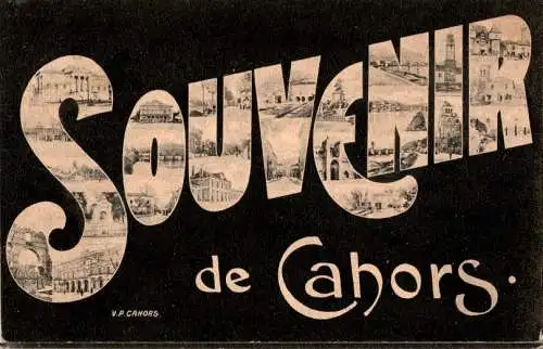 souvenir de cahors, cpa (Nr. 16976)