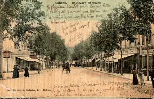 cahors, boulevard gambetta (Nr. 16982)