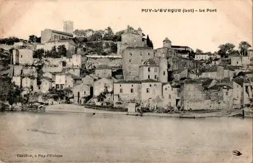 puy-l'eveque, le port (Nr. 16990)