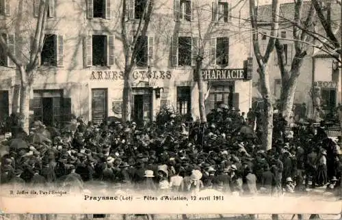 prayssac, fetes d'aviation, 12 avril 1911 (Nr. 16991)