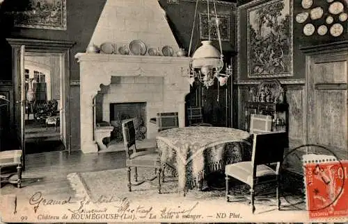 chateau de roumegouse, la salle a manger (Nr. 17001)