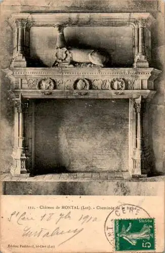 chateau de montal, cheminee de la biche (Nr. 17006)