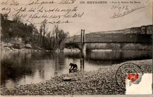 meyronne - pont et rocher ste-marie (Nr. 17007)