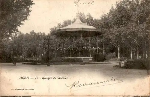 agen - kiosque du gravier (Nr. 17015)