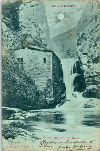 le moulin du saut, timbre rare (Nr. 17016)