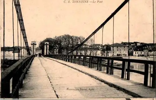 tonneins, le pont (Nr. 17031)