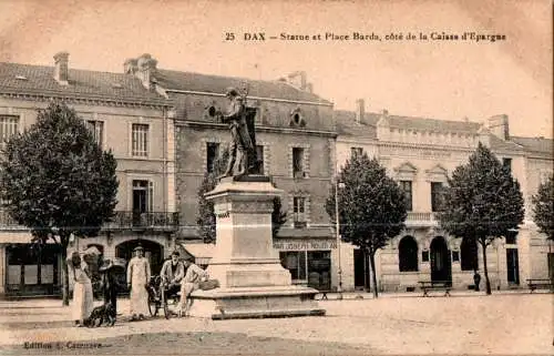 dax, statue et place borda (Nr. 17079)