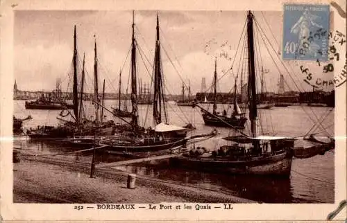 bordeaux, le port et les quais (Nr. 17092)