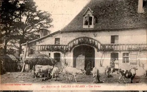 salies-de-bearn, une ferme (Nr. 17100)