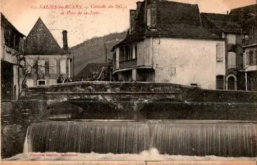 salies-de-bearn, cascade du saleys (Nr. 17101)