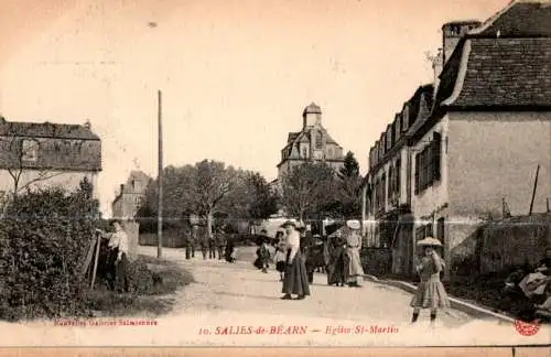 salies-de-bearn, eglise st. martin (Nr. 17106)