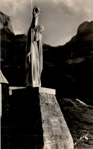 gourette, statue de notre dame de gourette (Nr. 17112)