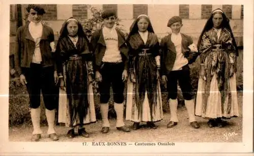 eaux-bonnes, costumes ossalois (Nr. 17114)