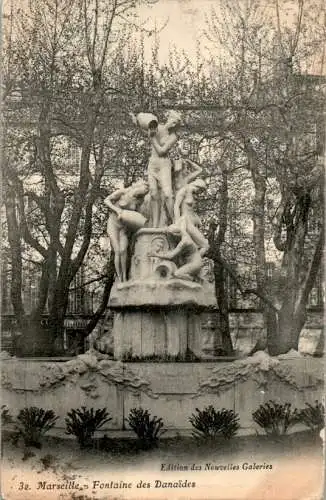 marseille, fontaine des danaides (Nr. 17126)