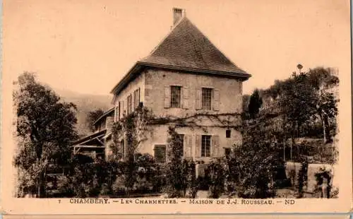 chambery, les chamettes, maison de j.-j. rousseau (Nr. 17139)