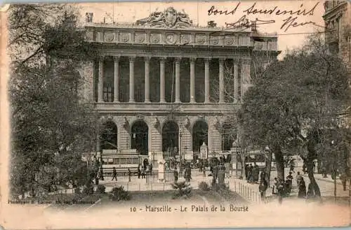 marseille, le palais de la bourse (Nr. 17146)