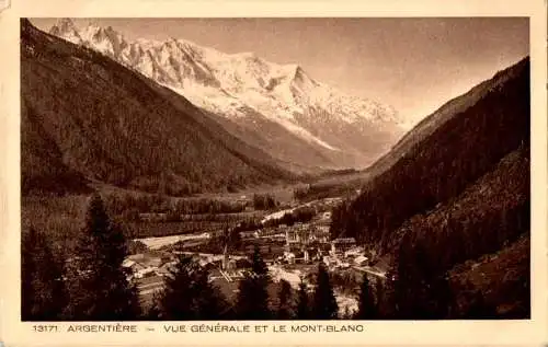 argentiere, vue generale (Nr. 17171)