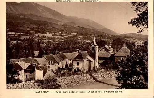 laffrey, une partie du village (Nr. 17189)