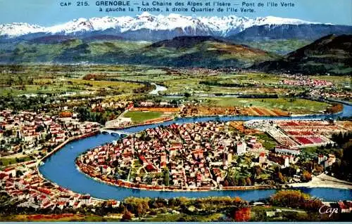 grenoble, la chaine des alpes (Nr. 17192)