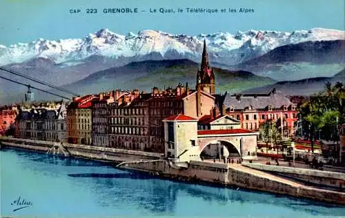 grenoble, le quai (Nr. 17193)