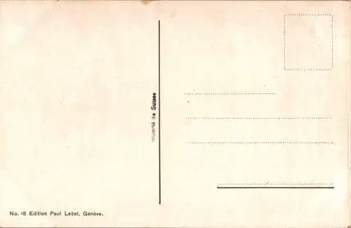 geneve, la rade et le mont-blanc (Nr. 17197)