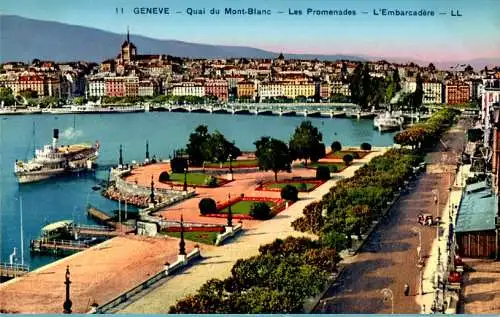 geneve, quai du mont-blanc (Nr. 17199)