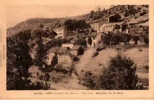 luc (lozere), quartier de la gare, cure d'air (Nr. 17216)