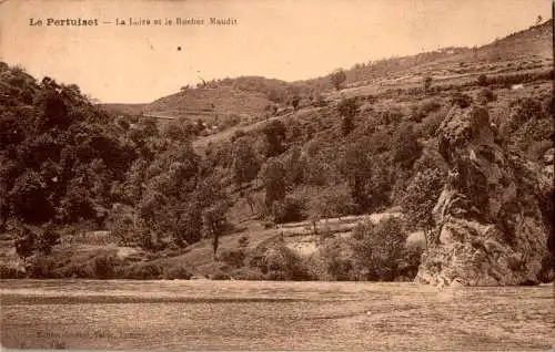 le pertuiset, la loire et le rocher maudit (Nr. 17227)