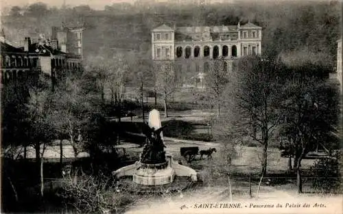 saint-etienne, panorama du palais des arts (Nr. 17231)