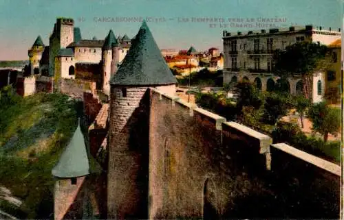 carcassonne, les remparts (Nr. 17287)