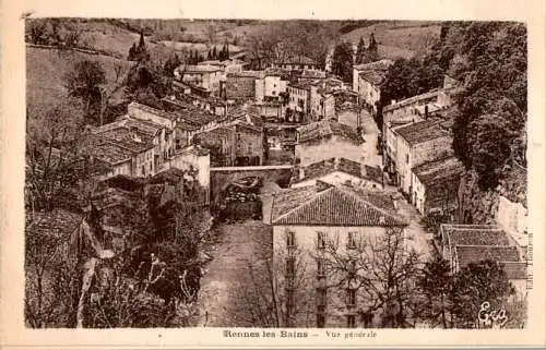 rennes-les-bains, vue generale (Nr. 17305)
