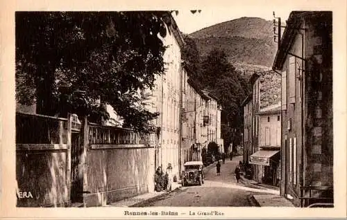 rennes-les-bains (aude), la grand rue (Nr. 17307)