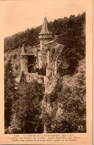 le chateau de la rochelambert, haute-loire (Nr. 17313)