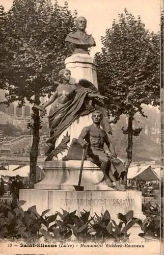 st etienne, monument waldeck-rousseau (Nr. 17334)