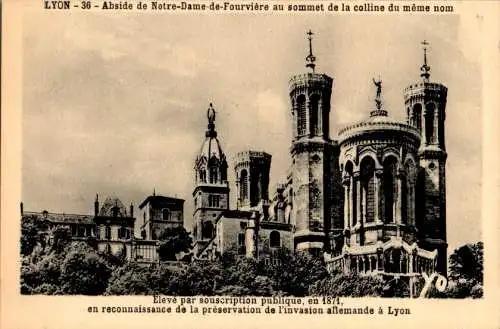 lyon, notre dame de fourviere (Nr. 17361)