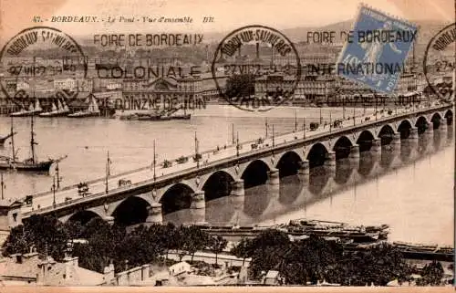 bordeaux, le pont (Nr. 17381)
